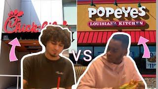 CHICK-FIL-A VS POPEYES CHICKEN SANDWICH?!? // Vlog // JustArnelle