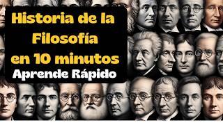 HISTORIA DE LA FILOSOFÍA en 10 minutos: APRENDE RÁPIDO