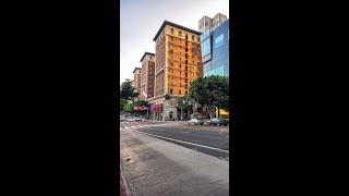 Downtown Los Angeles traffic with sounds #DTLA