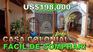 FÁCIL DE COMPRAR! Casa Colonial de 3 PISOS en Venta en Granada Nicaragua