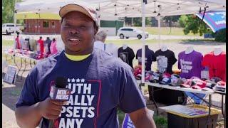 BozemanTrump Rally: Merch tents are popping up and supporters' spirits are running high