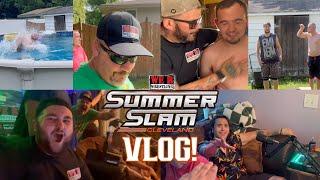 WWE SUMMERSLAM WATCH ALONG PARTY COOKOUT VLOG!