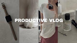 daily vlog in seoul  Start working out, self-nail, iPhone 16, What's in my bag