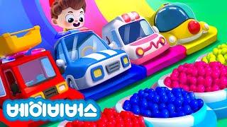 장난감 자동차 색깔놀이 | 예스 네오! | 탈것 송 | 동요모음 | 베이비버스 인기동요 | BabyBus
