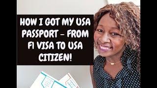 HOW I GOT MY USA PASSPORT! FROM F-1 VISA TO CITIZENSHIP