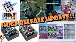 Huge Gundam Card Game Release Update! Special Edition Starter Decks! Release Schedule! New Sets!