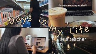 days in my life | classes suspension, work from home, school supplies shopping, nail appointment