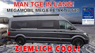 MegaMobil Mega RE-Aktiv 680 MAN TGE, Roomtour, Caravan Salon Düsseldorf, MJ 2025, NEU