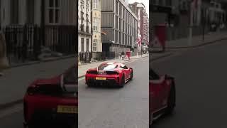 Ferrari 488 Pista Piloti Exhaust Sound & Acceleration On The Street In London 2022 | Car Spotter