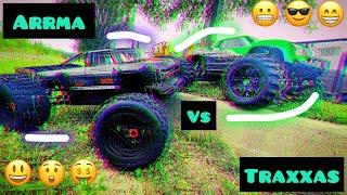 “Epic Battle!” Arrma Outcast 8s EXB V2 vs TRAXXAS XMAXX 8s