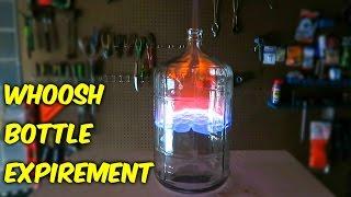 Giant Whoosh Bottle Experiment with 70% and 95% Alcohol