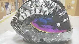 UNBOXING steelbird helmet SA-2-Terminator 2.0 ISI certified helmet visor remove man and women