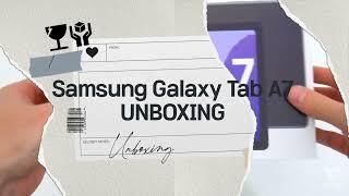 Samsung Galaxy Tab A7 Unboxing