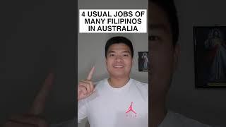 4 USUAL JOBS OF MANY (NOT ALL) FILIPINOS IN AUSTRALIA | DISCLAIMER - JUST BASED ON MY OBSERVATION