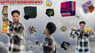 GATTU STASH GIVEAWAY || Different Types Of Plastic Gattu || Kite Vlog 2024🪁