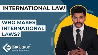 Who makes International Laws? | International Law | Endeavor Careers