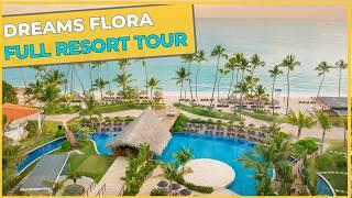 DREAMS FLORA - All Inclusive Resort I Punta Cana, Dominican Republic ⇛ Full Resort Guided Tour - 4K