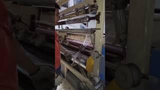 stretch wrap production machine for rolls #shorts #machine #workers #tricks #producer #engineering