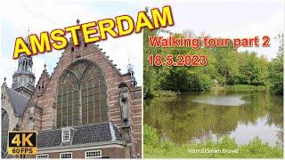 Amsterdam walking tour part 2 4K