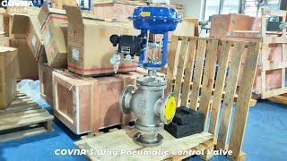 COVNA Pneumatic 3 Way Pneumatic Control Valve