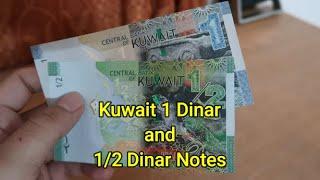 Kuwaiti 1 Dinar and 1/2 Dinar Notes - Kuwait Dinar Rate - Kuwait Dinar Value - in Indian Rupees