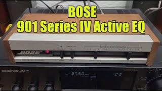 Bose 901 Series IV Active Equalizer Demo