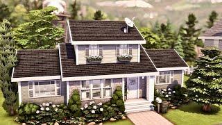 Mid-Century Family House  The Sims 4 Speed Build | No CC