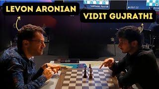 Insane Tactical Battle: Levon Aronian vs Vidit Gujrathi