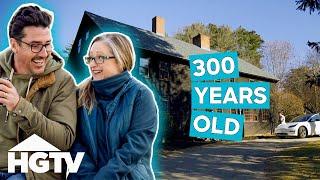 Jonathan Knight Transforms Bizarre 300-Year-Old House | Farmhouse Fixer