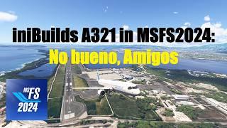 iniBuilds A321 in MSFS2024: No Vroom.