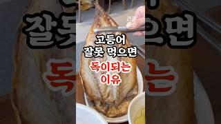 고등어 잘못 먹으면 독이되는 이유 #건강#건강정보