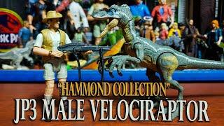 2023 Mattel Jurassic Park 3 Hammond Collection Male Velociraptor Review