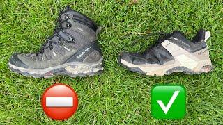 Should you be wearing hiking SHOES rather than hiking BOOTS?