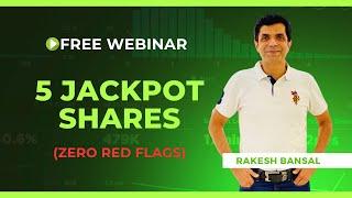 5 Jackpot Share I Value Picks I Do Not Miss I Rakesh Bansal