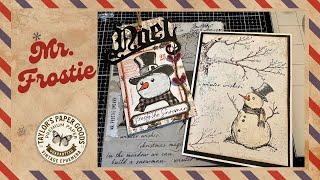 Mr. Frostie using Tim Holtz CMS4999