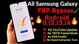 All Samsung FRP Bypass 2024|Samsung Google Lock Remove Android 11/12/13/14 New Method No *#0*#