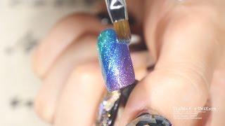 UniKorn 獨角獸專業美甲教學 GelGraph 暈染 Gel Gradation & Compare ONI Liner with GelGraph  Step by Step Tutorial