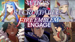 Which characters will we be able to recruit in Fire Emblem Engage? (A bit out of date! :p)