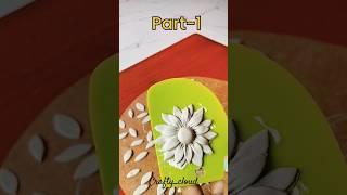 How to make daisy/ Sunflower with claySupereasy tutorial #trending #viral #shorts #clay #sunflower
