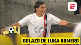 GOLAZO DE LUKA ROMERO al Real Madrid con el AC Milan | ESPN Deportes