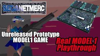 SEGA NETMERC (Unreleased prototype) - Real MODEL 1 Playthrough - CPU,CITY route