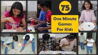 75 One Minute Games for Kids | Christmas Party Games | New Games for Party | Indoor Games (2025)