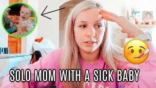 DITL WITH A SICK BABY | Brittandfam