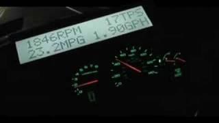 Improving Gas Mileage Using a ScanGaugeII