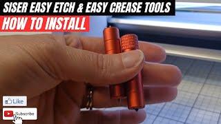 How to Install the Siser Crease & Etch Tools with Siser Juliet & Romeo