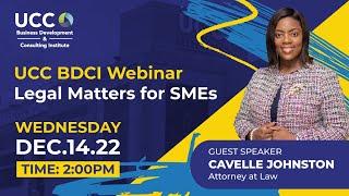 Legal Matters For SMEs Webinar