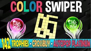 Easy & Cheap Platinum With 142 Trophies - Crossbuy - Autopop Platinum | Color Swiper Trophy Guide