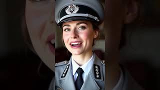 Proud Military Officer Singing "KATYUSHA" in Her Office  #femalemilitary