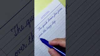 Cursive writing a to z | Pangram | Cursive abcd | Cursive handwriting practice | Cursive Letters abc