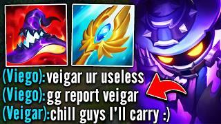 My whole team flamed me for picking Veigar... but then I carried them all